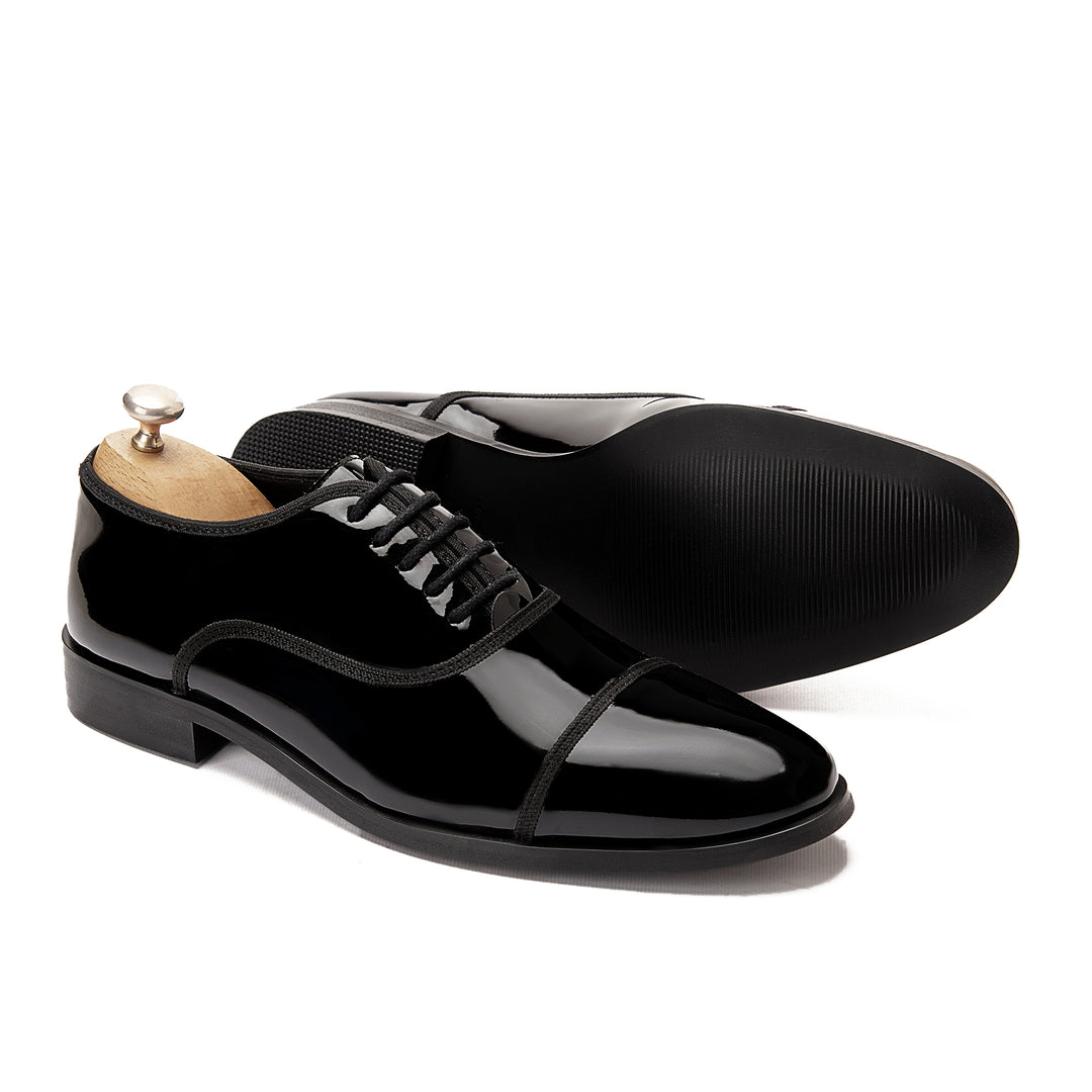 Black Verne Oxford Shoes