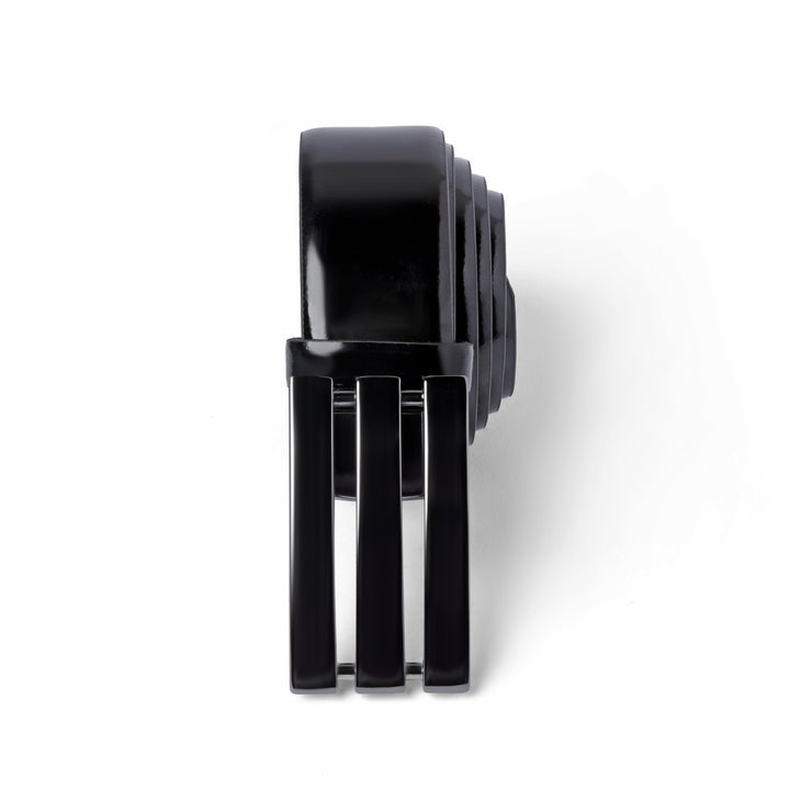 Black leather belt - Turkish made