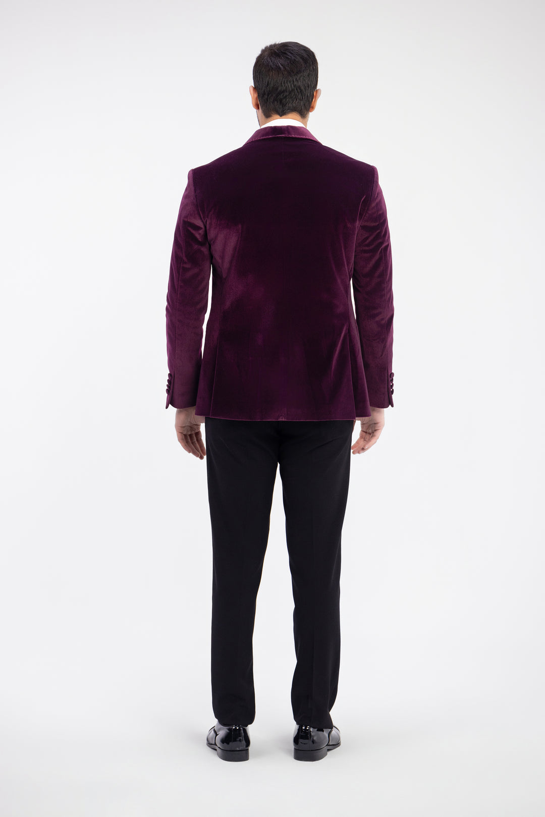 Bordo velvet Jacket-Turkish Made