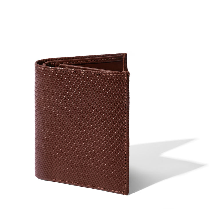 Brown Genuine Grained Leather Wallet