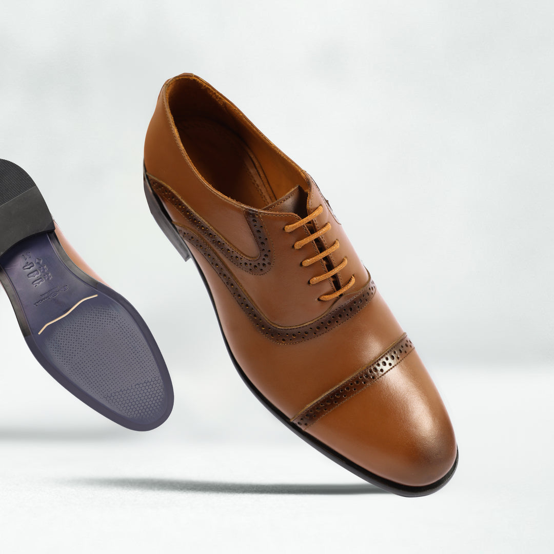 Havan classic Semi Textured shoes - genuine leather