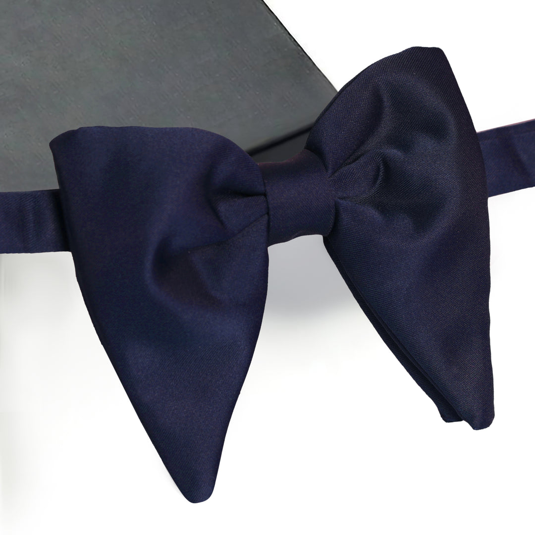 Navy Big Butterfly Bowtie-Turkish Made