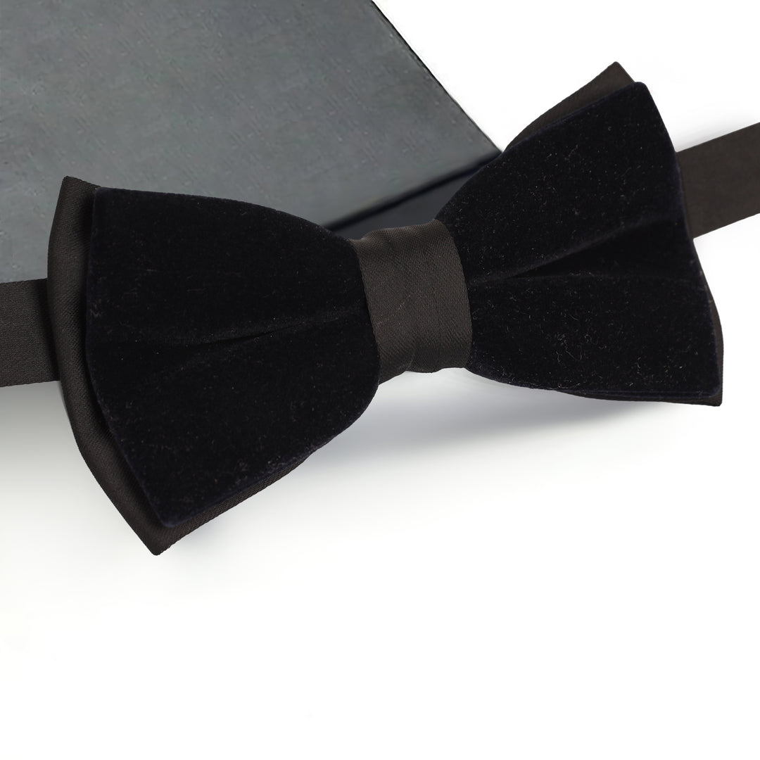 Black Velvet Bow Tie