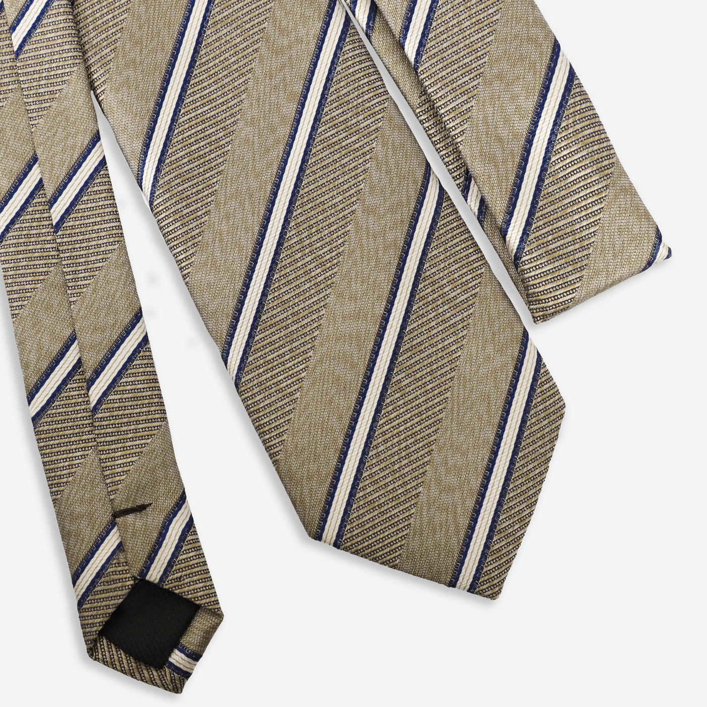 Beige Stripe Tie