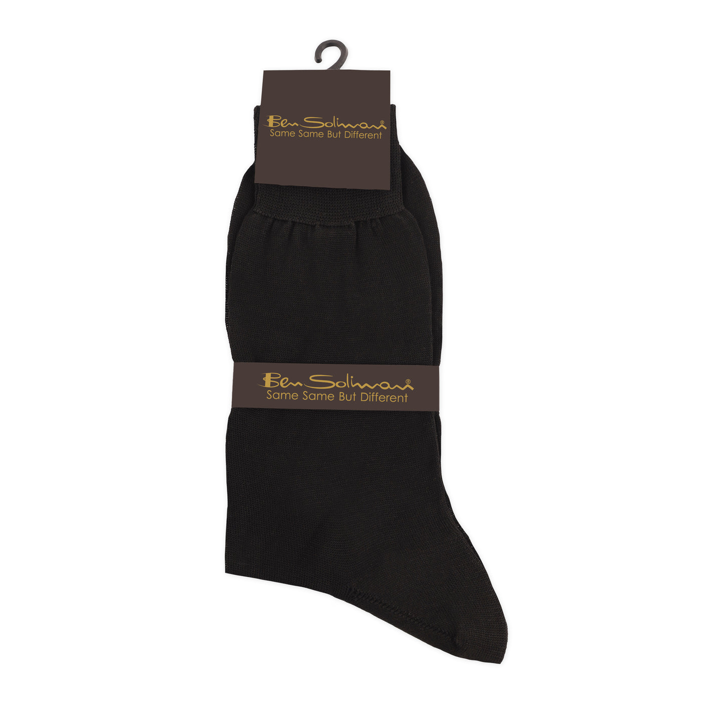 Black Pure Cotton Socks