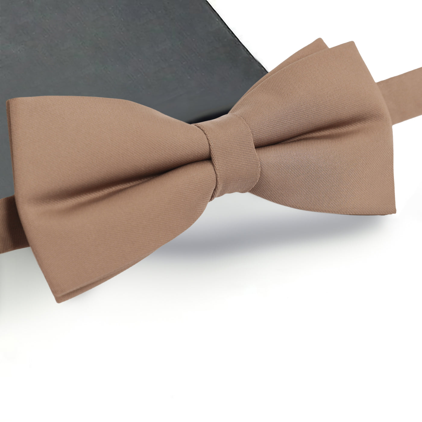 Beige bow tie