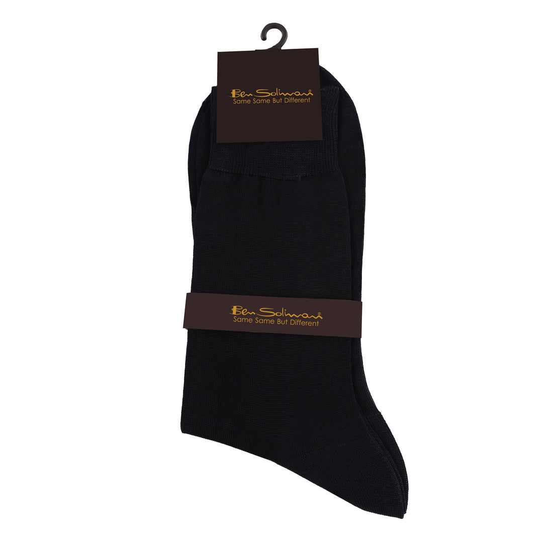 Black Cotton Socks