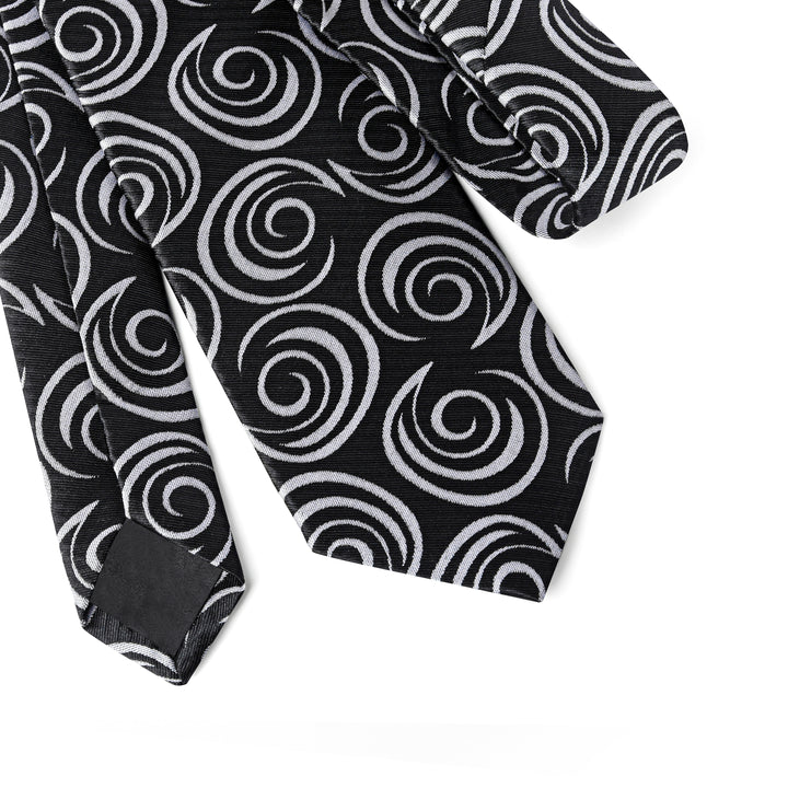 Black Semi Circle Tie - Turkish Tie