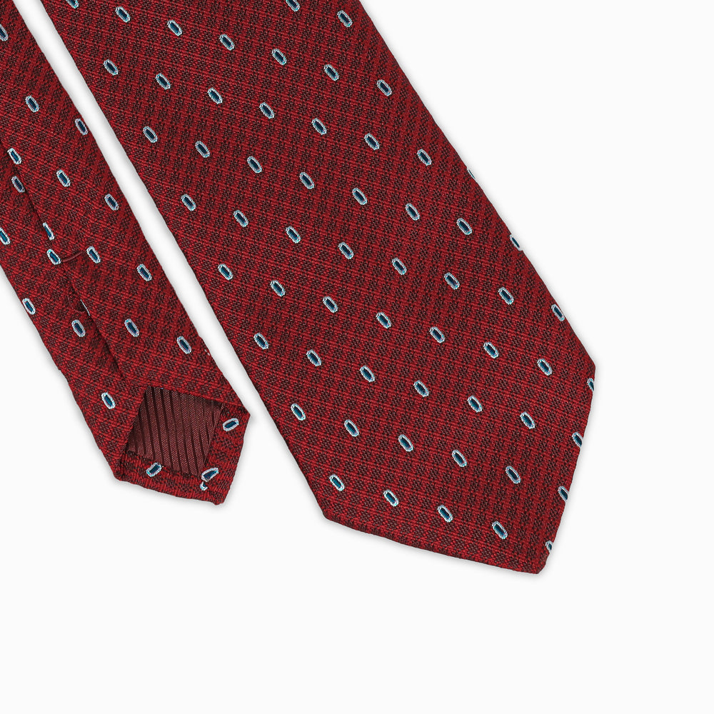 Bordo Pattern Tie-Turkish Made