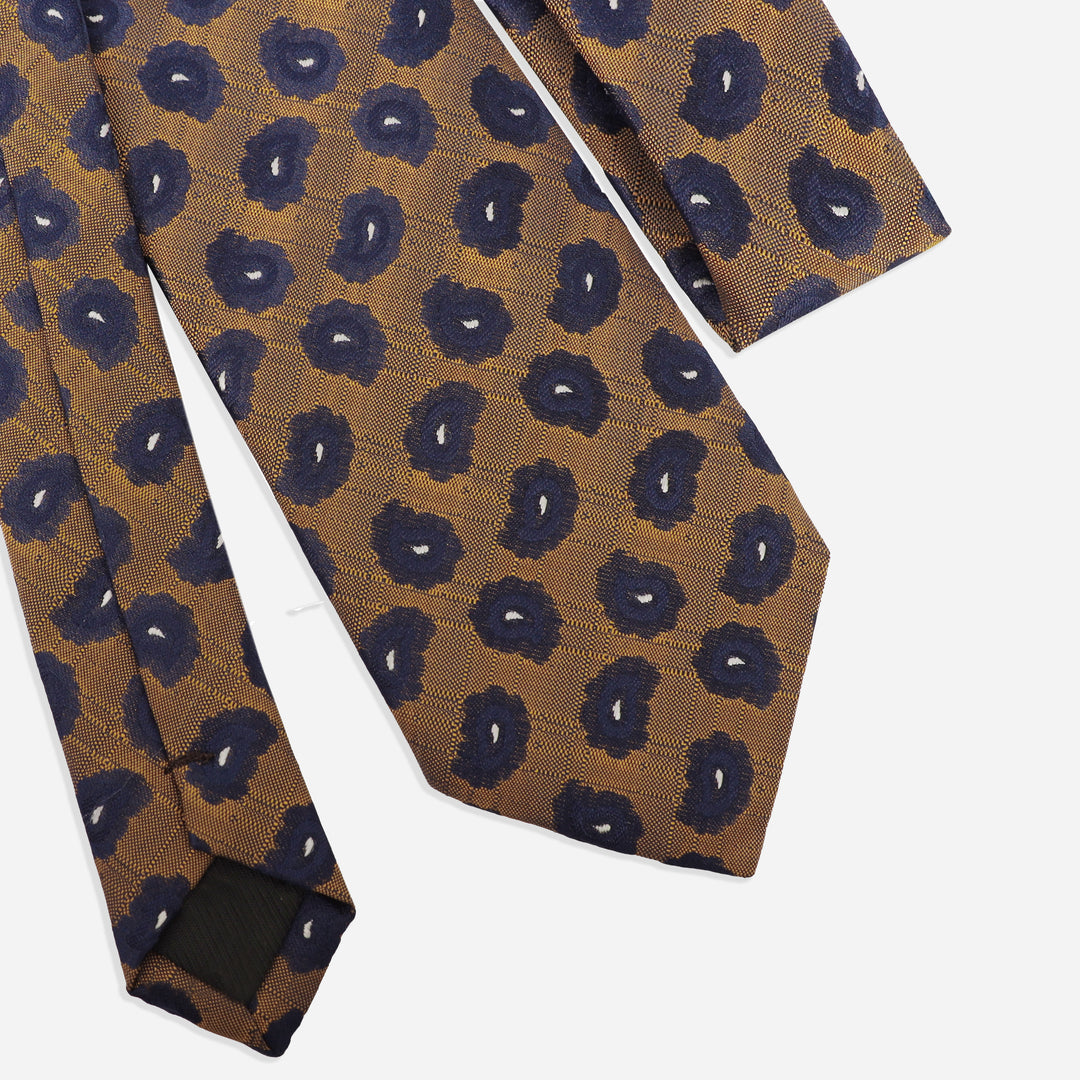 Brown Pattern Tie-Turkish Made