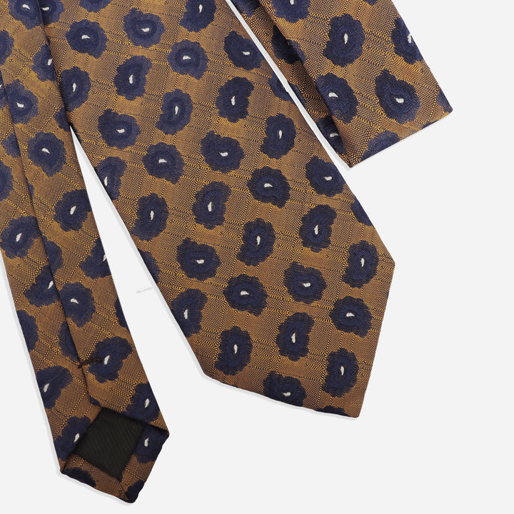 Brown Pattern Tie-Turkish Made