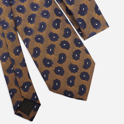 Brown Pattern Tie 