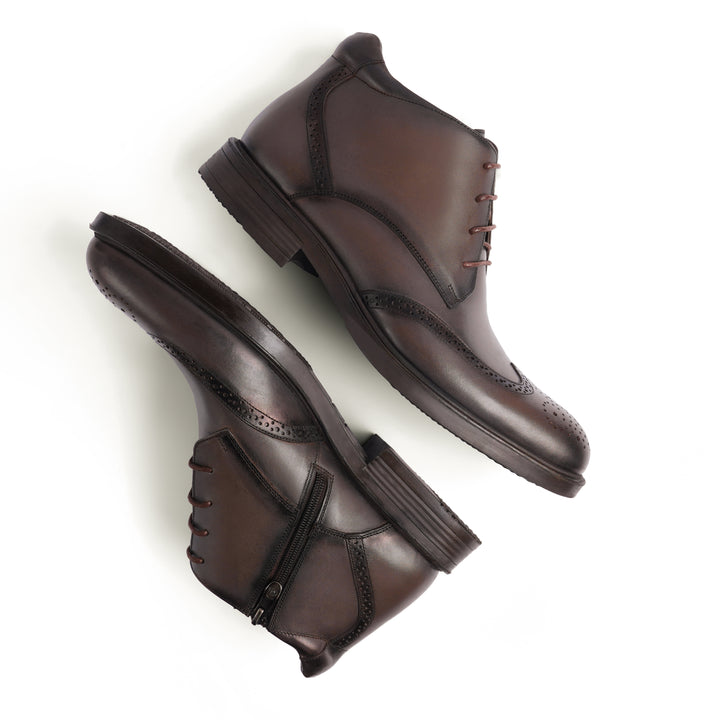 Brown genuine leather Boots