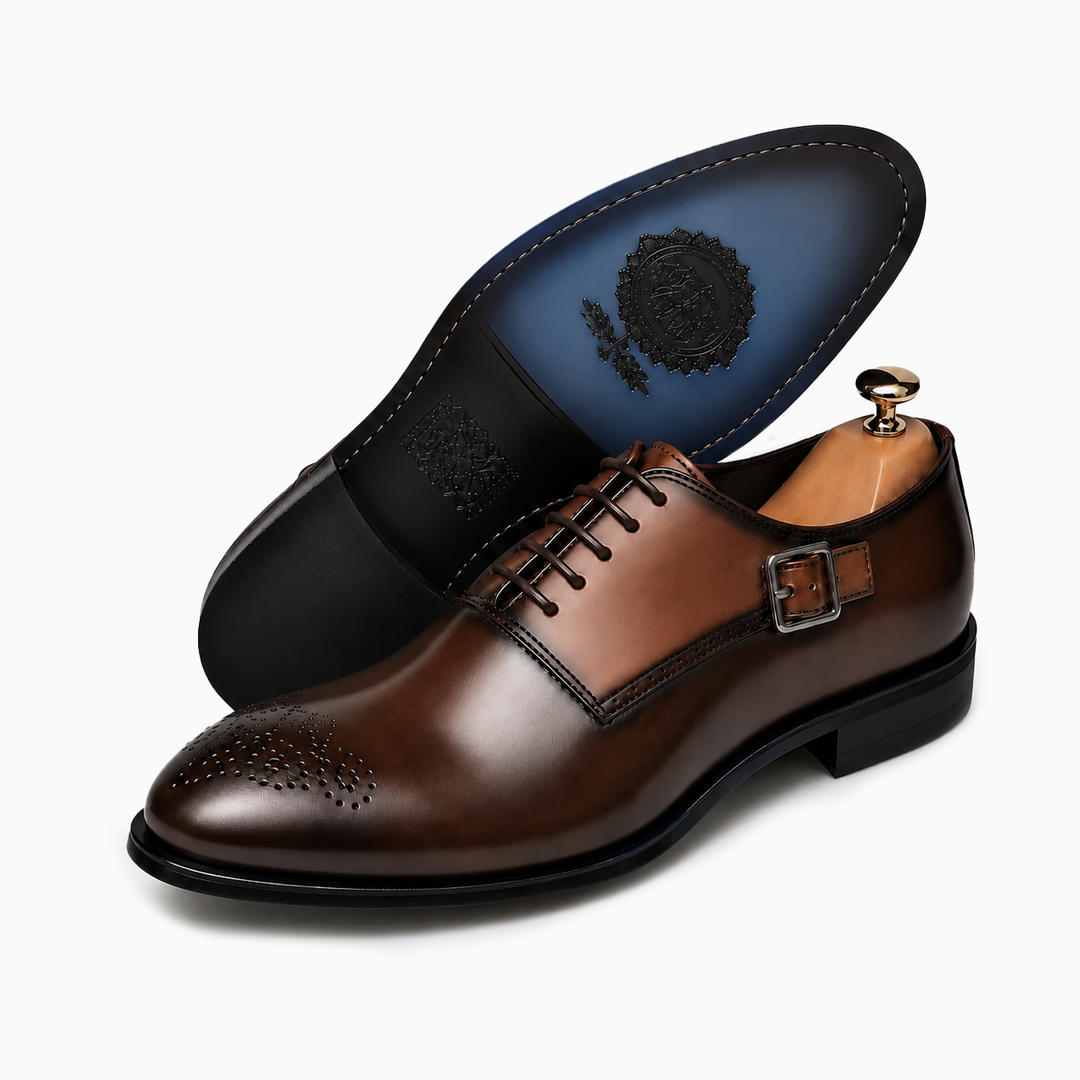 Brown oxford shoes- genuine leather