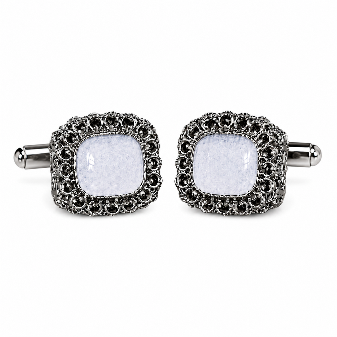 Sliver Cufflinks-Turkish Made