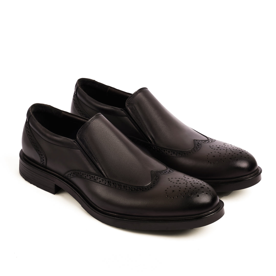 Classic brown shoes - Semi Textured