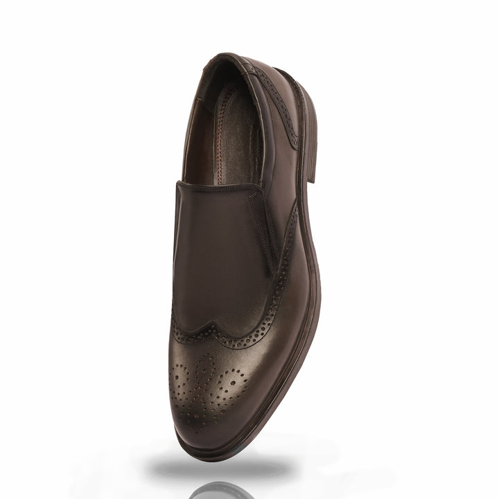 Classic brown shoes - Semi Textured
