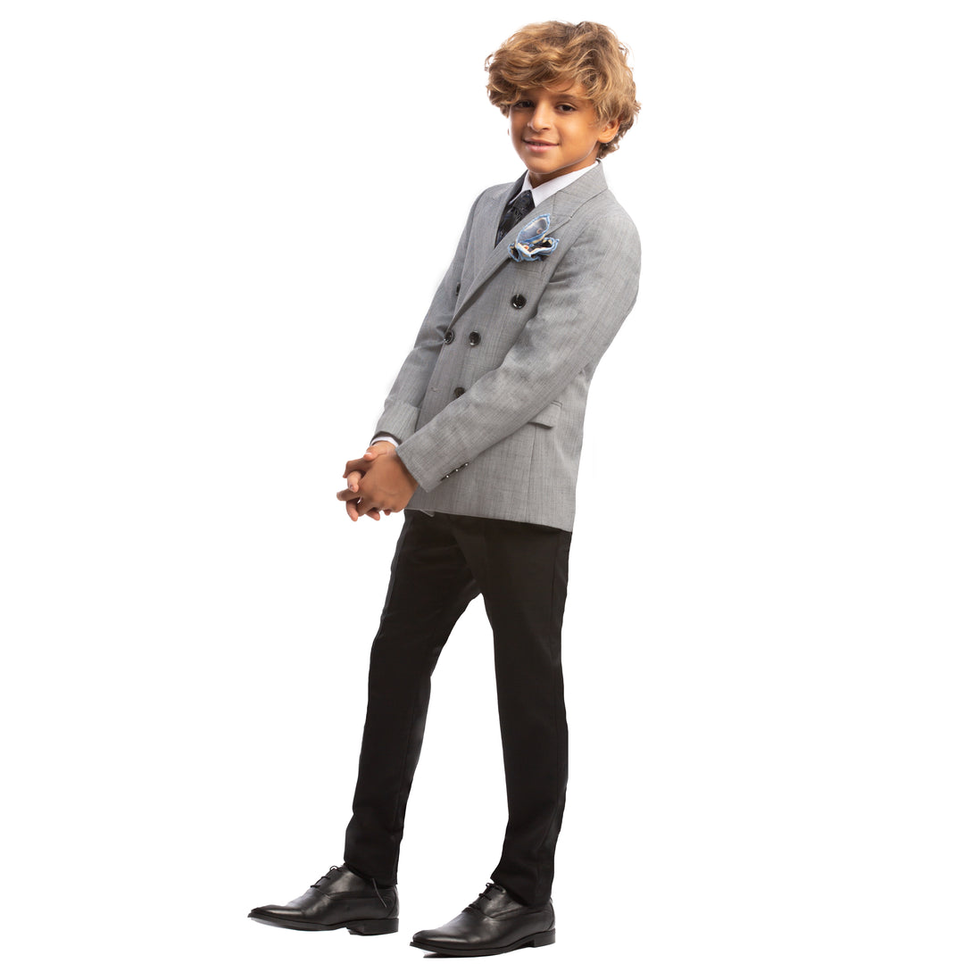 Gray Kids Suit-Turkish Made