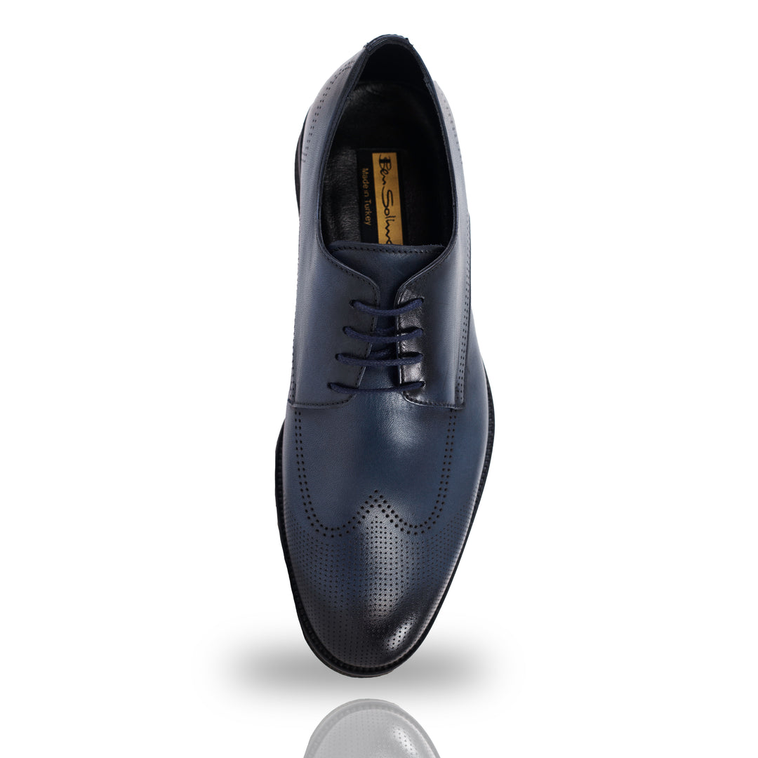 Navy Classic Shoes-Turkish Made