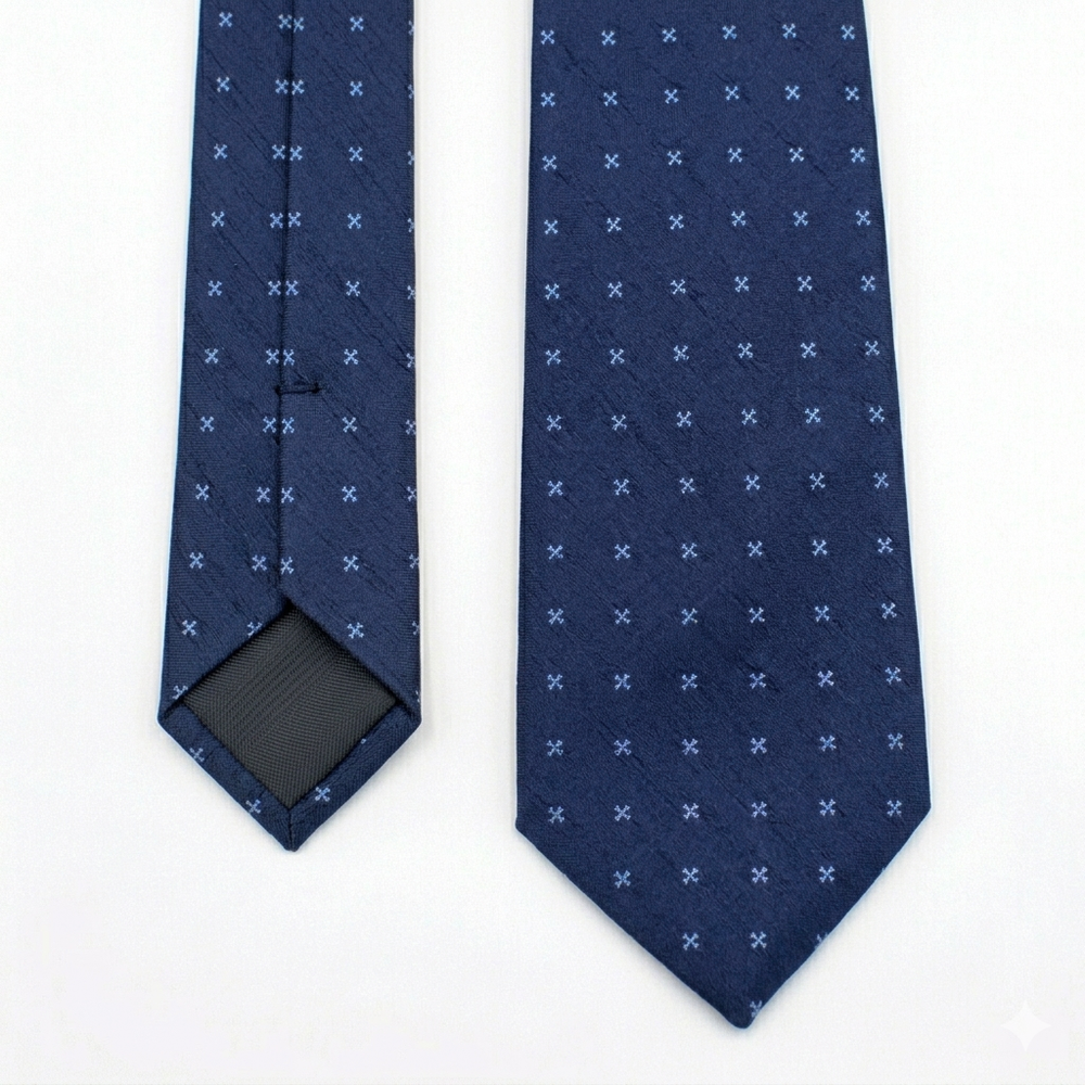 Navy Pattern Tie-Turkish Made