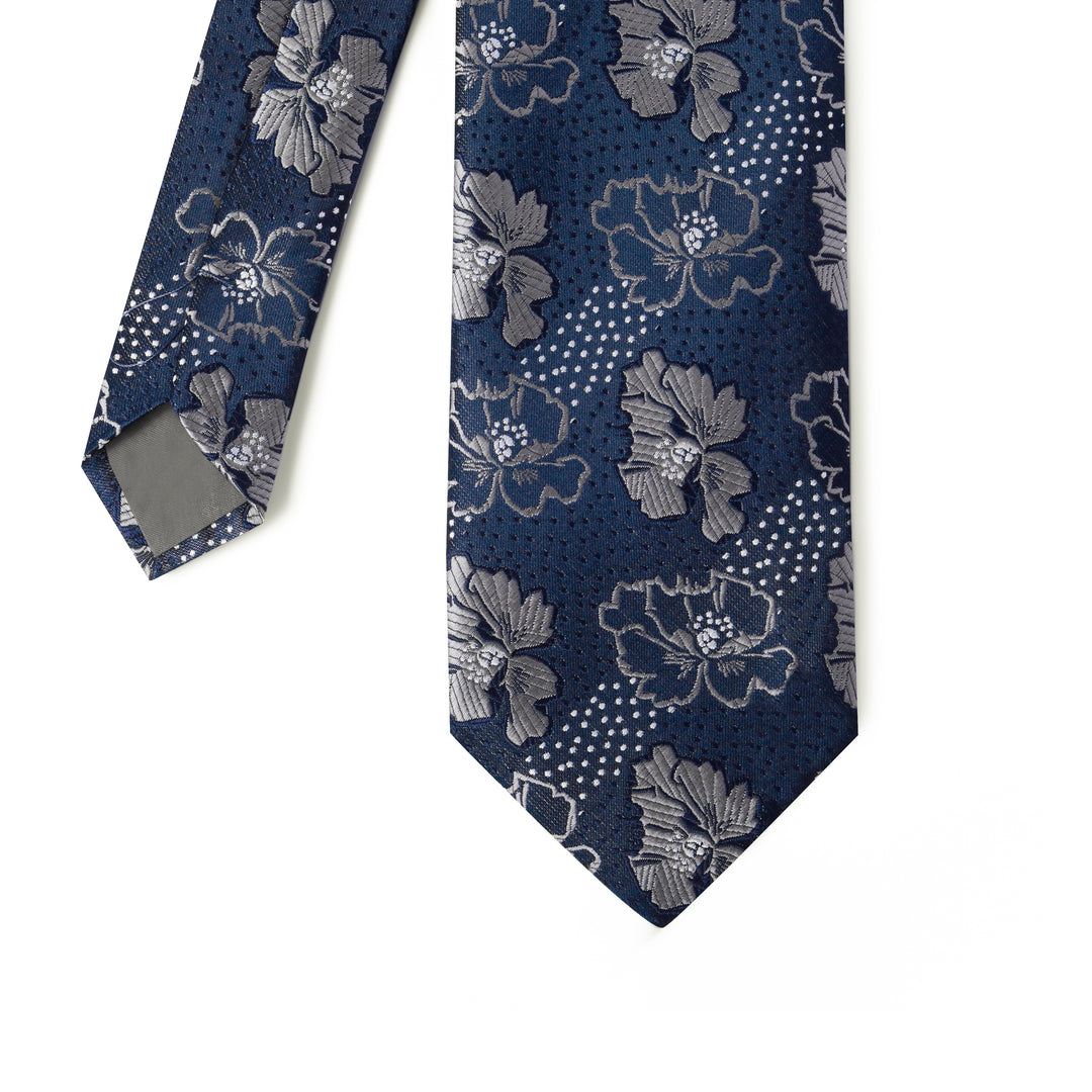 Navy pattern Tie-Turkish Made