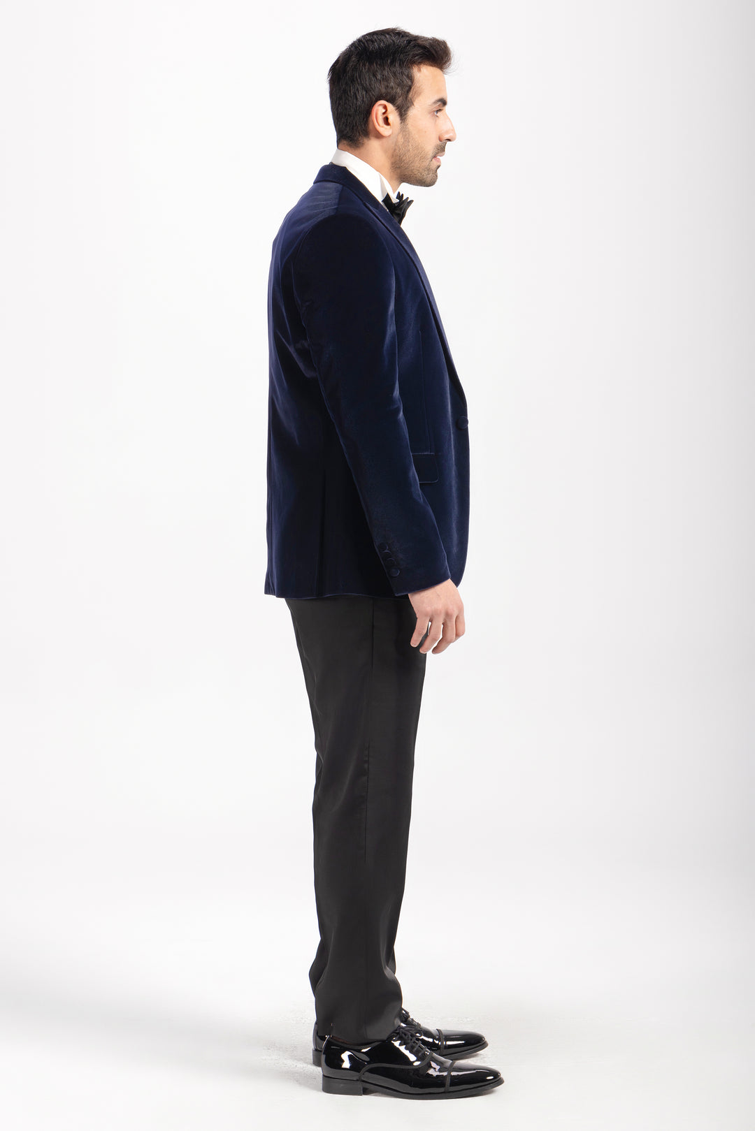 Navy velvet Jacket-Turkish Made

