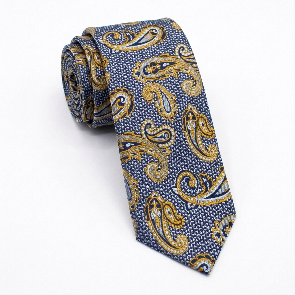 Paisely Pattern Tie - Turkish made