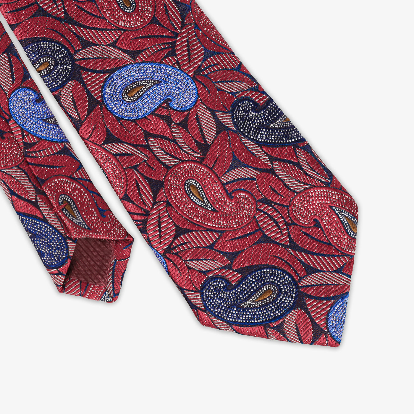 Red Tie - paisley pattern