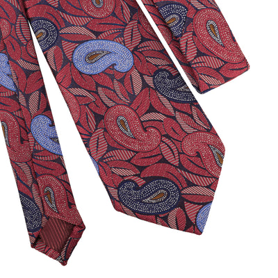 Red Tie - paisley pattern