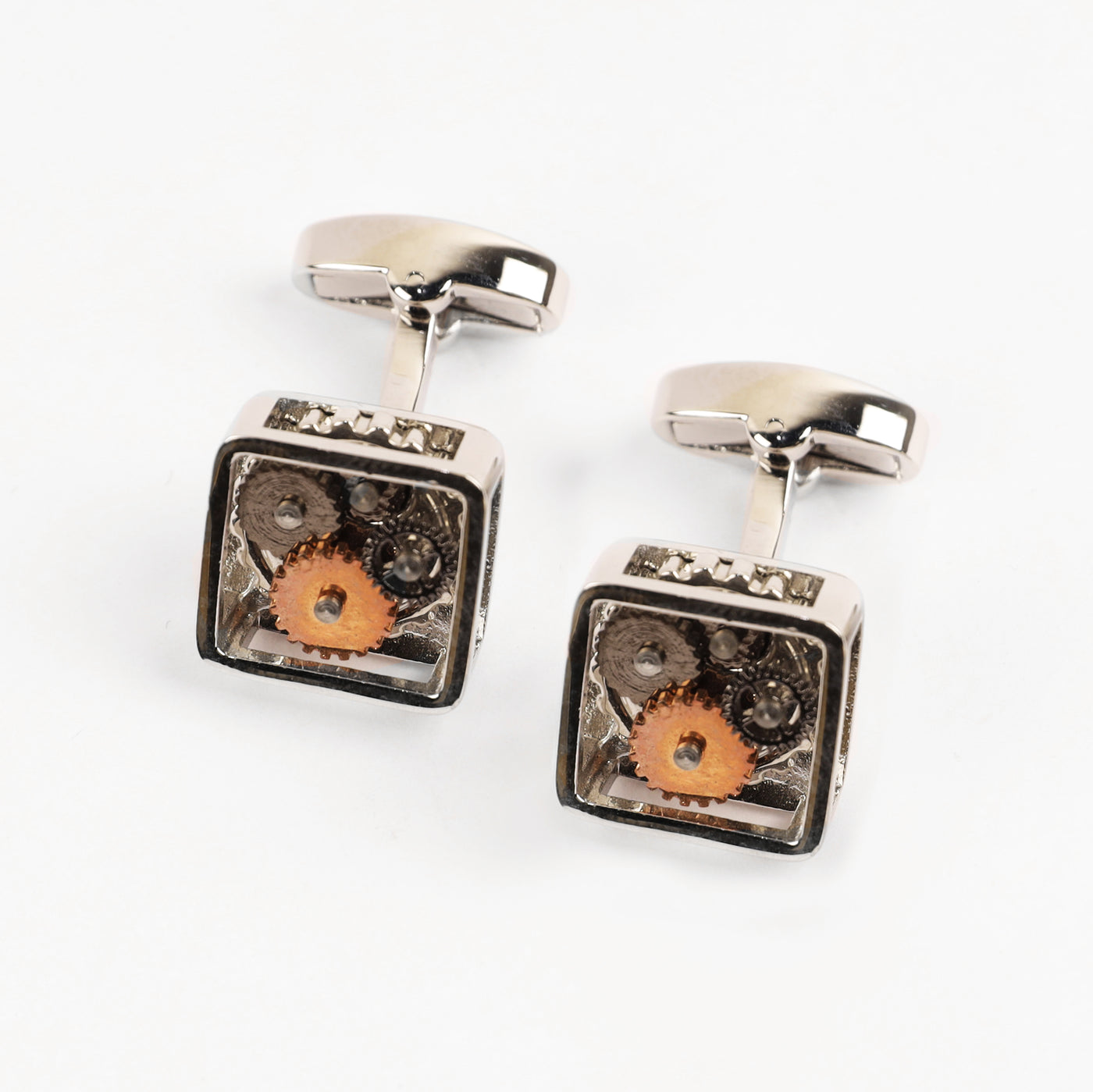 Silver Square Cufflinks