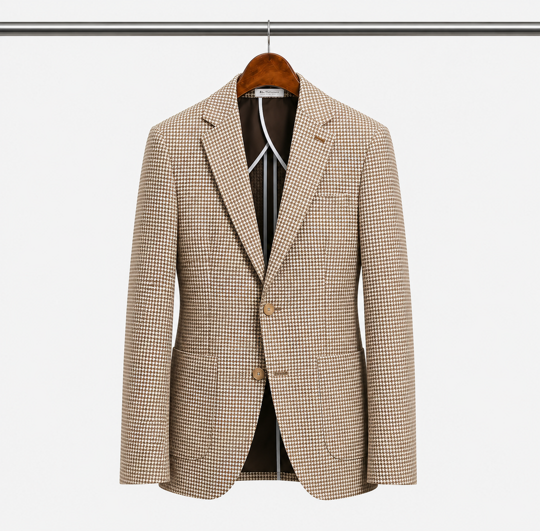 Slim Fit Biege Jacket