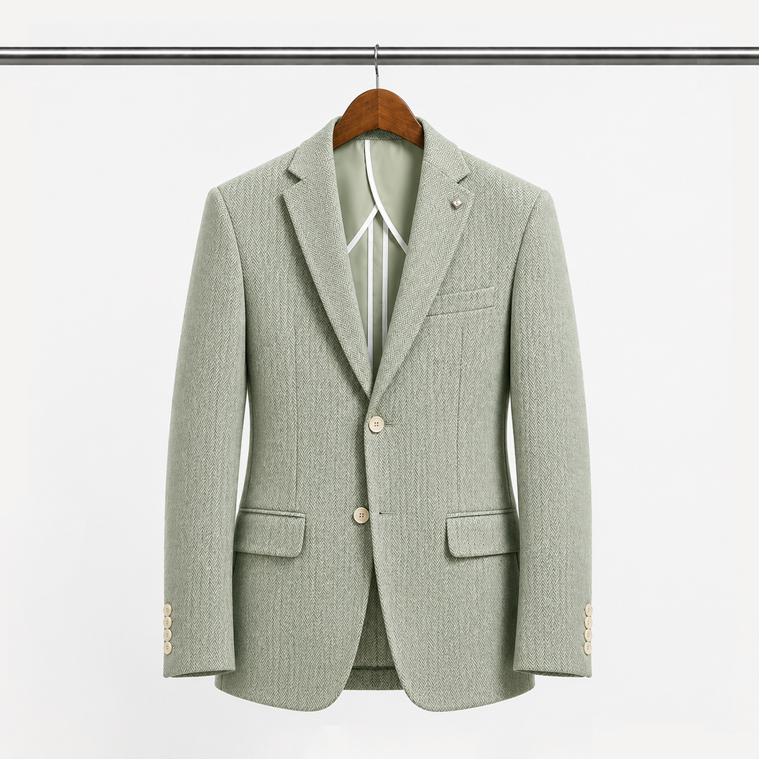 Slim Fit Olive Jacket