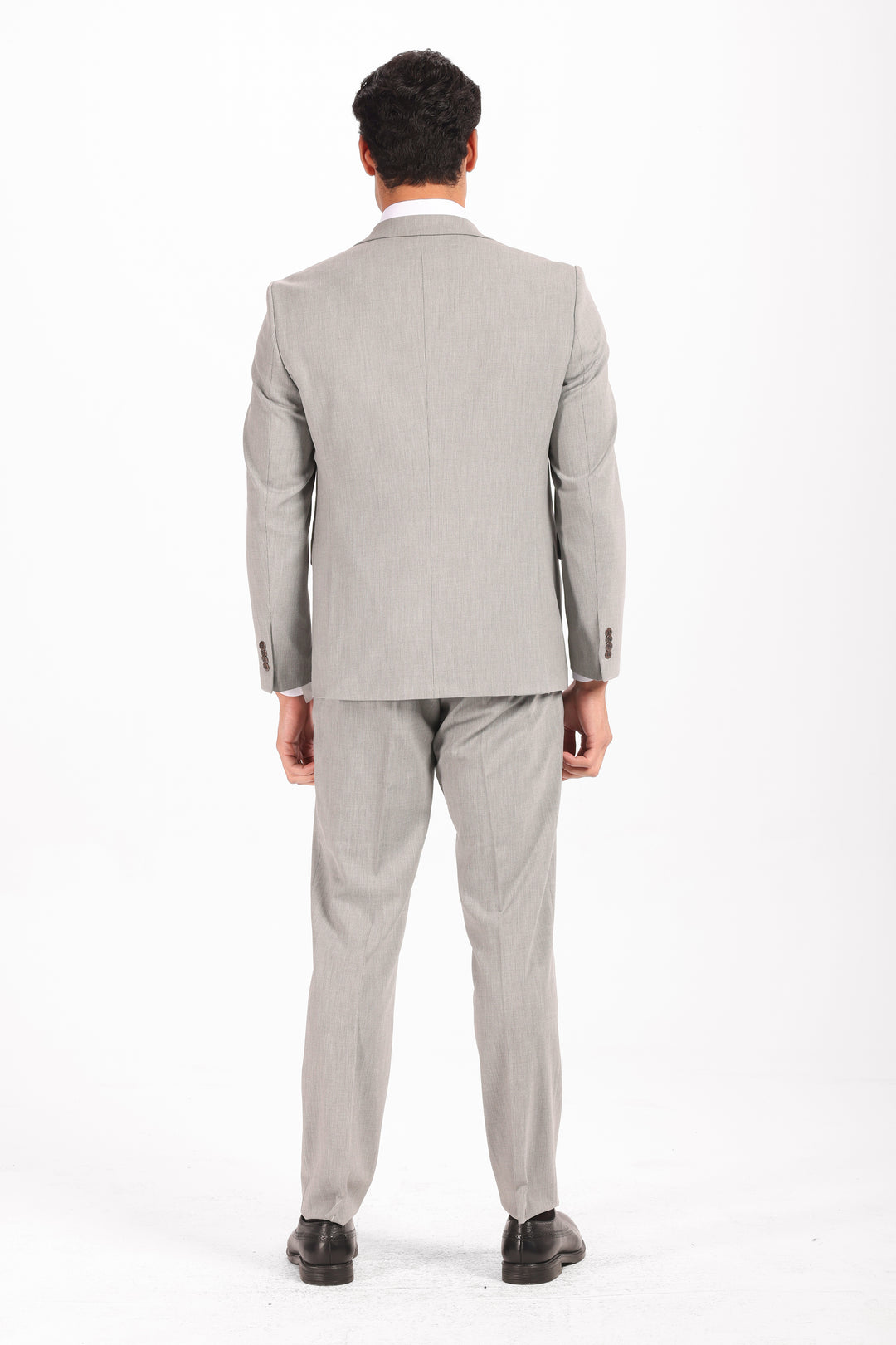 Slim Fit gray Formal Suit - Turkish made

