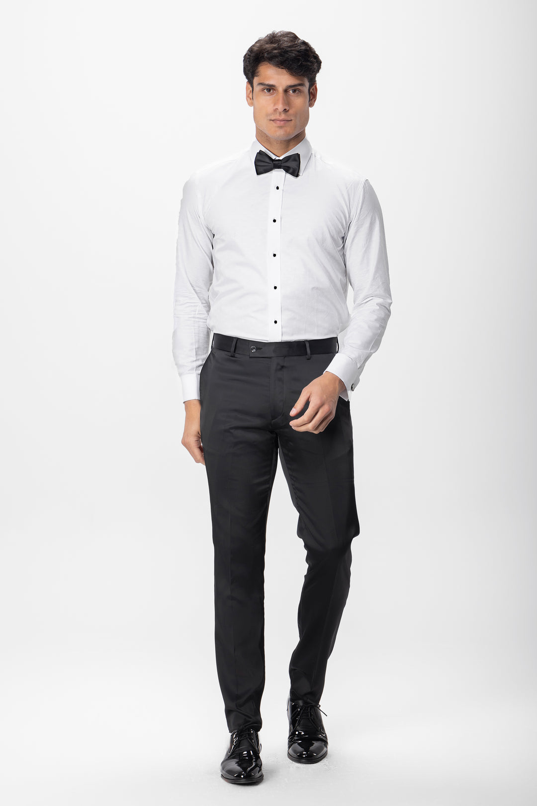 Slim fit Navy Double Breast velvet tuxedo suit