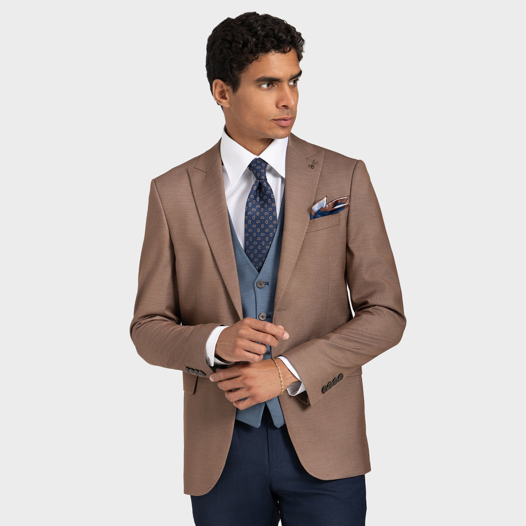 Slim Fit Smart Suit - Turkish Made