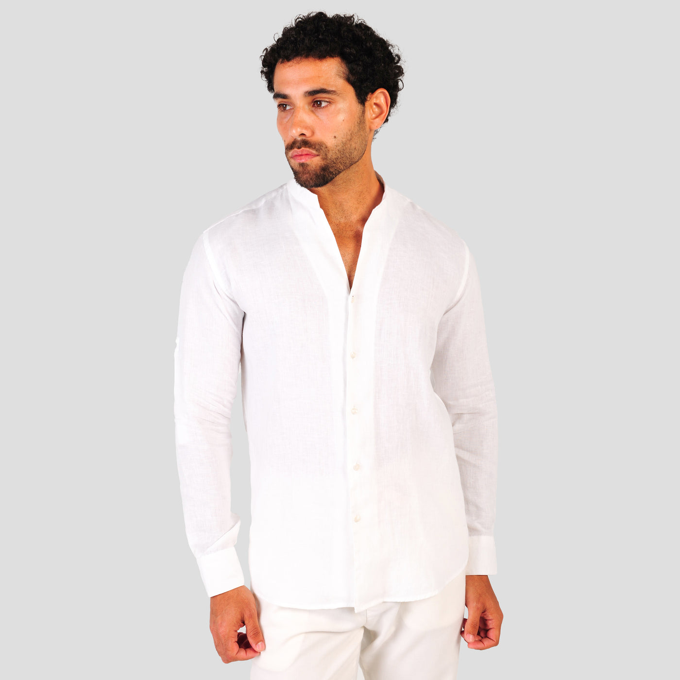 White Linen Shirt