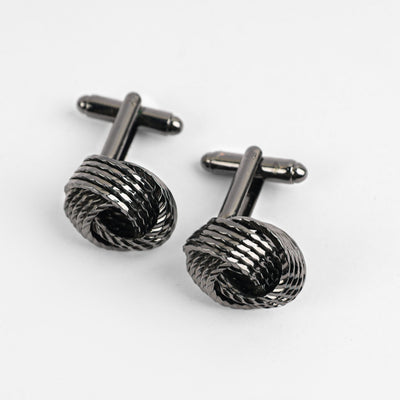 dark silver cufflinks